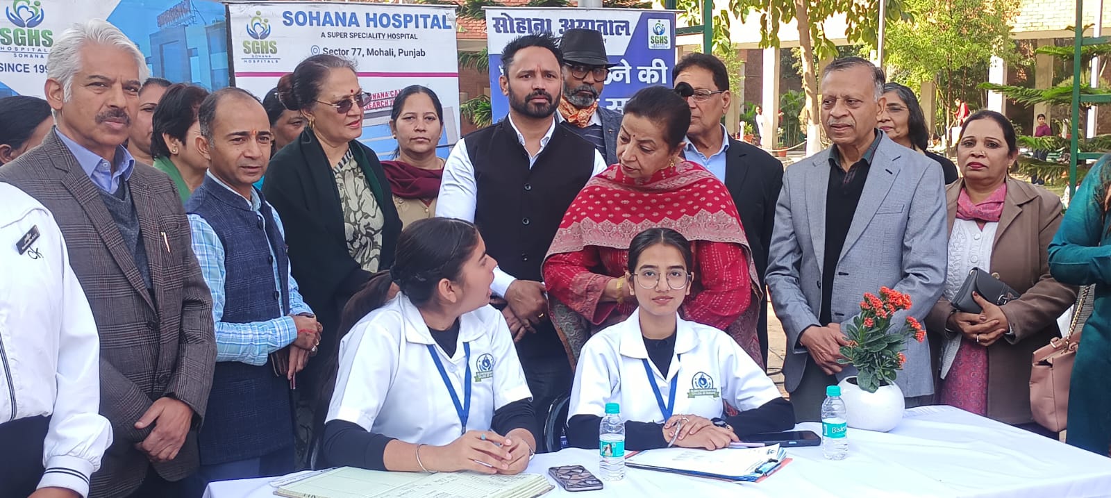 Free health checkup and mammography camp organized at Sector 42 Government Girls College